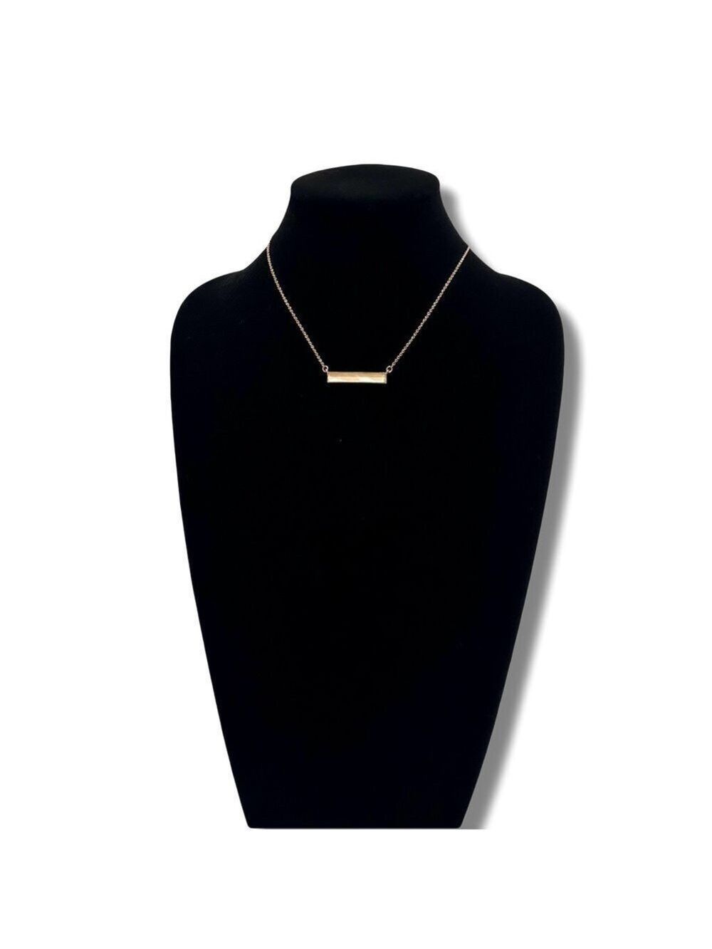 Banana Republic Gold Bar Mother of Pearl Pendant Necklace NWT